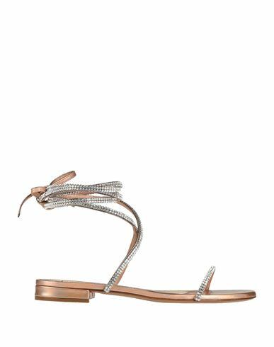 Alexandre Vauthier Woman Sandals Rose gold Synthetic fibers Cover