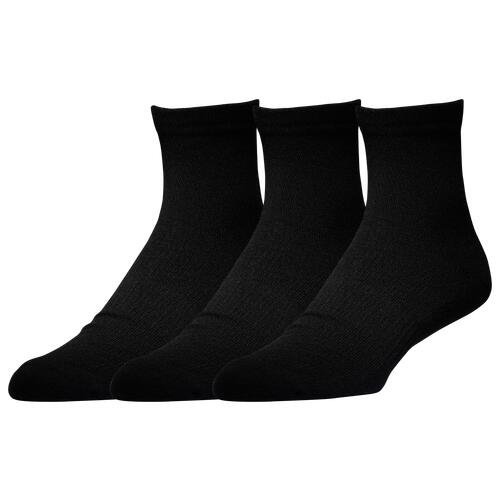 LCKR 3 Pack Performance Quarter Socks - Mens Black Cover