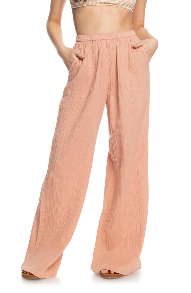 Roxy What a Vibe Organic Cotton Pants in Cafe Creme Cover