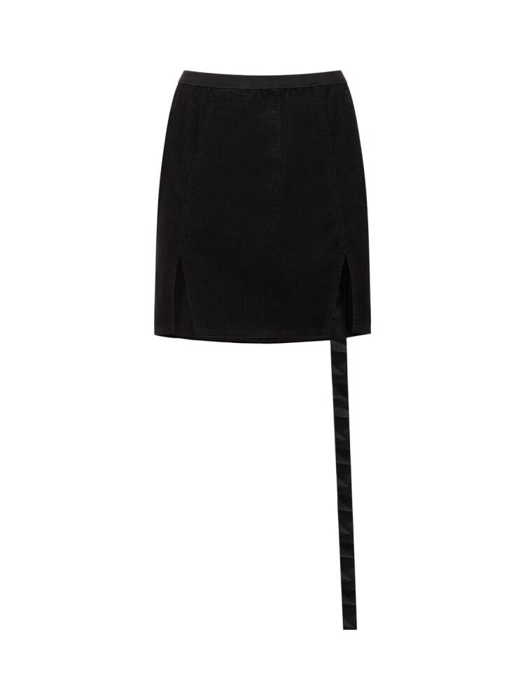 RICK OWENS DRKSHDW Lido Cotton Corduroy Mini Skirt Cover