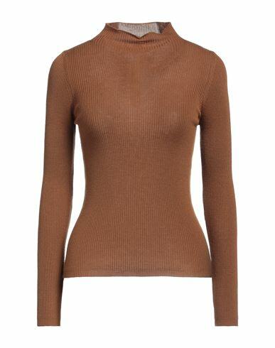 Twinset Woman Turtleneck Brown Wool Cover