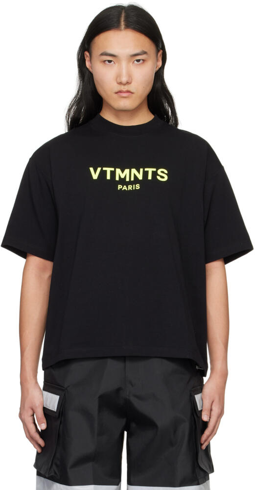 VTMNTS Black 'Paris' T-Shirt Cover