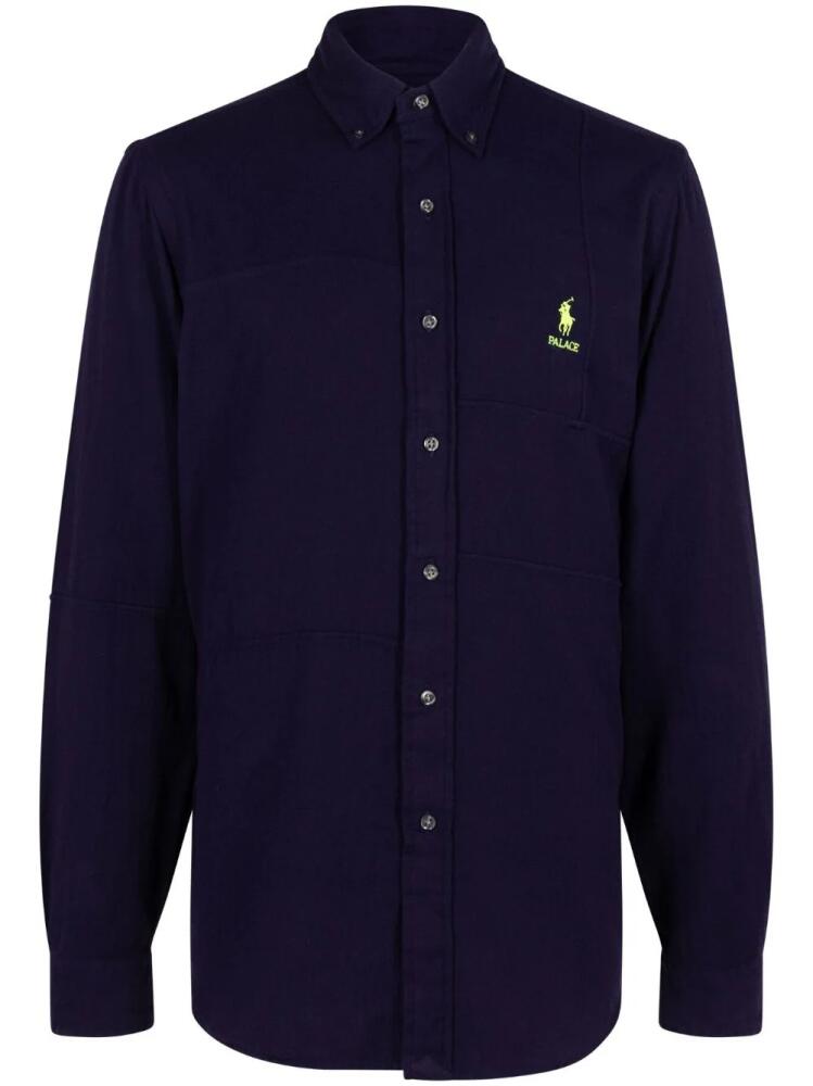 Palace x Ralph Lauren B.D. Pieced flannel shirt - Purple Cover