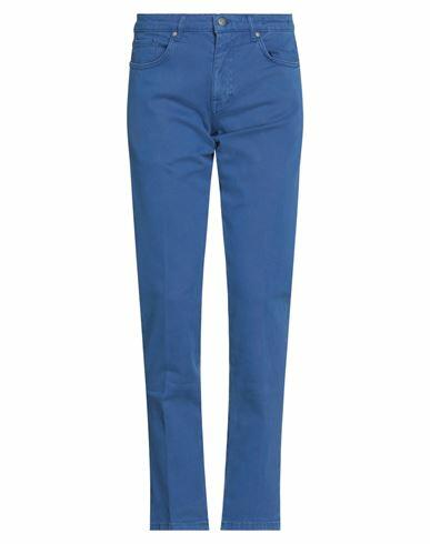 Betwoin Man Pants Blue Cotton, Elastane Cover