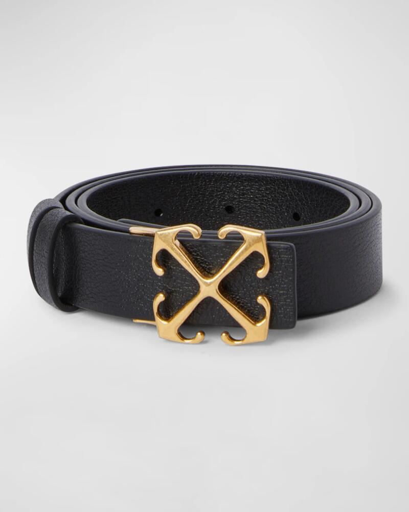 Off-White New Arrow Leather Belt Cover