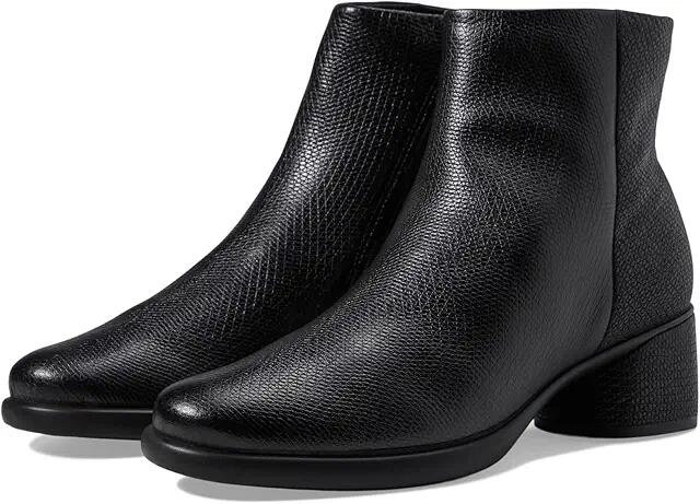 ECCO Sculpted Lx 35 mm Ankle Boot (Black Lizard) Women's Boots Cover