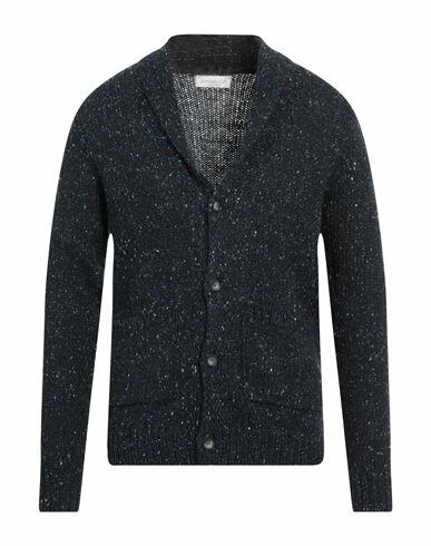 Bellwood Man Cardigan Midnight blue Alpaca wool, Synthetic fibers, Wool, Acrylic, Silk Cover