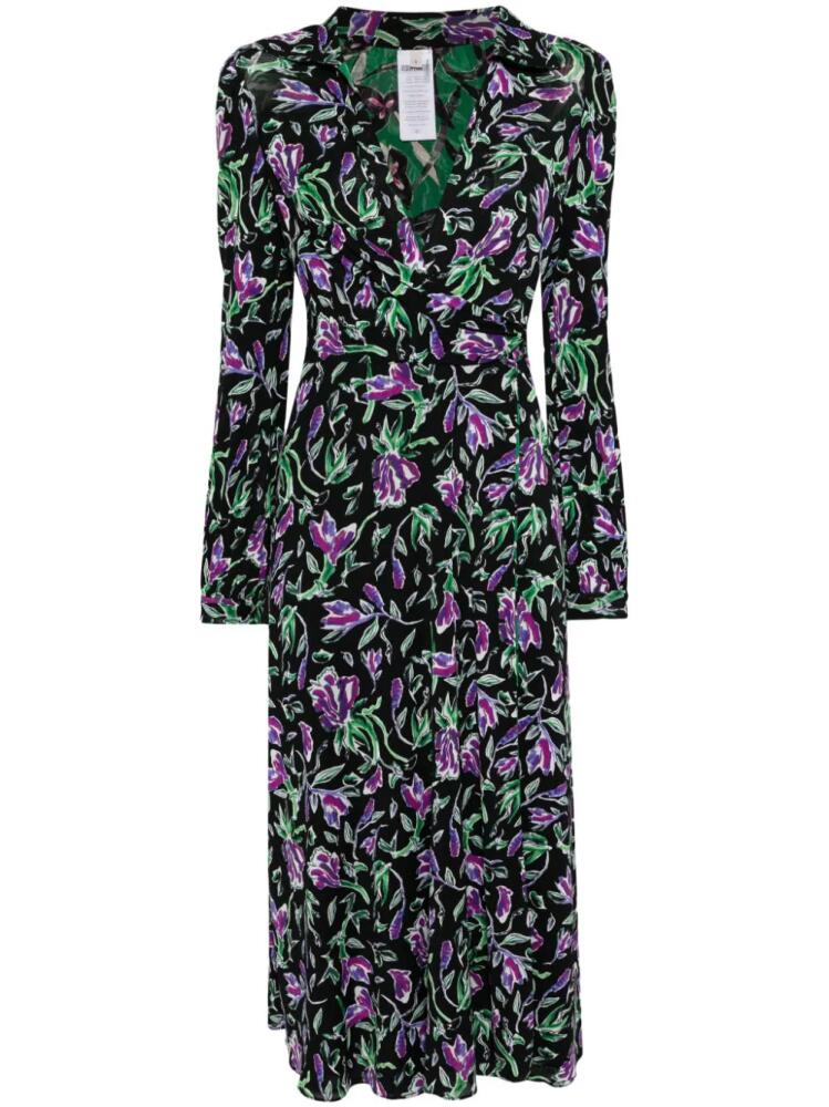 DVF Diane von Furstenberg Md phoenix midi dress - Black Cover