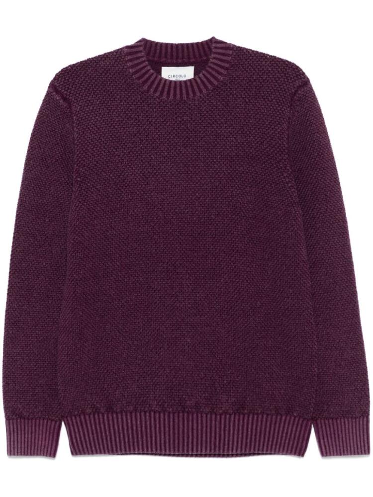 Circolo 1901 virgin wool sweater - Purple Cover