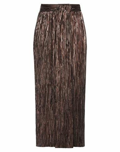 Sabina Musáyev Woman Maxi skirt Bronze Polyester Cover