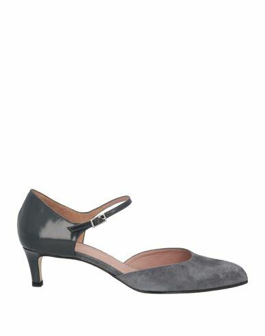 Antonio Barbato Woman Pumps Grey Leather Cover