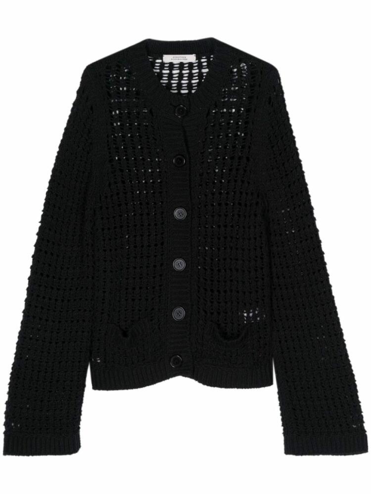 Dorothee Schumacher open-knit cardigan - Black Cover