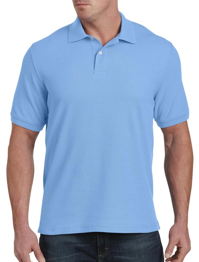 Harbor Bay by DXL Piqué Polo Shirt in Azurine Cover