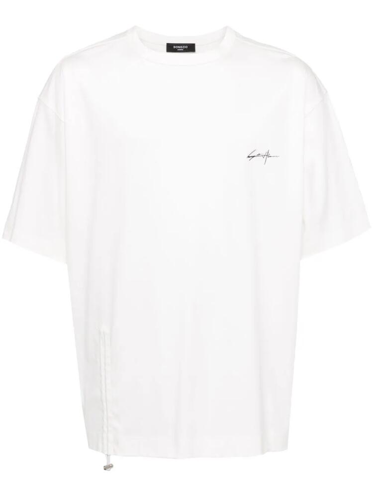 SONGZIO autograph-string T-shirt - White Cover