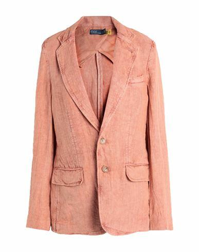 Polo Ralph Lauren Woman Blazer Rust Linen Cover