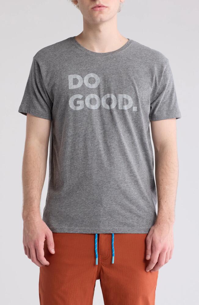 Cotopaxi Do Good Cotton Graphic T-Shirt in Heather Grey Cover