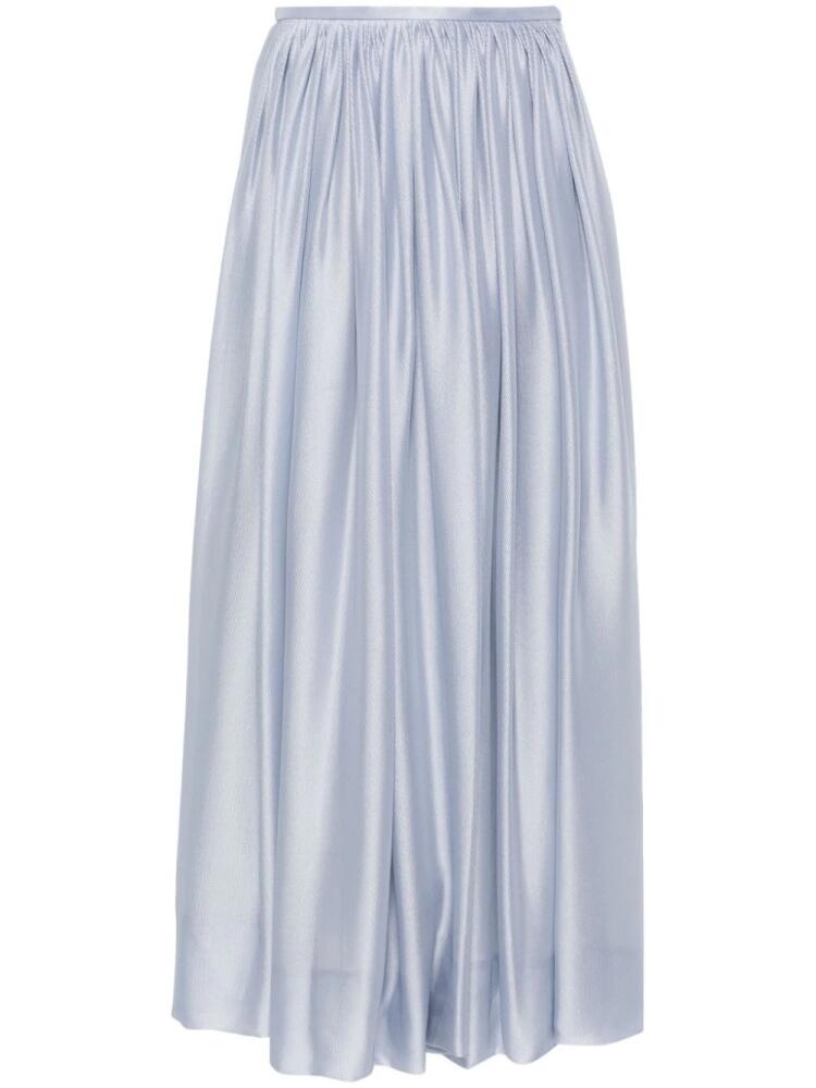 Giorgio Armani silk maxi skirt - Blue Cover