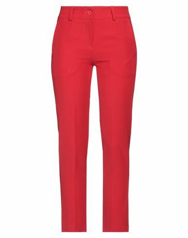 Kate By Laltramoda Woman Pants Red Polyester, Rayon, Elastane Cover