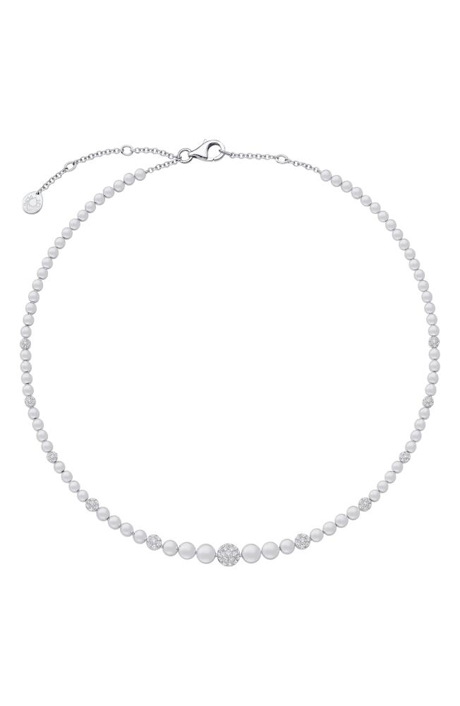 Sara Weinstock Isadora Cali Bead & Diamond Choker Necklace in White Gold Cover