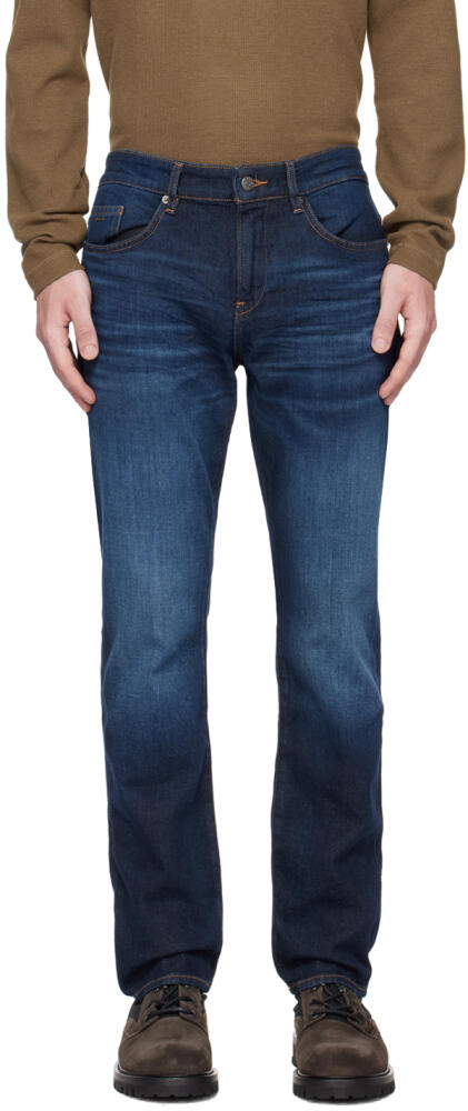 BOSS Navy Slim-Fit Jeans Cover