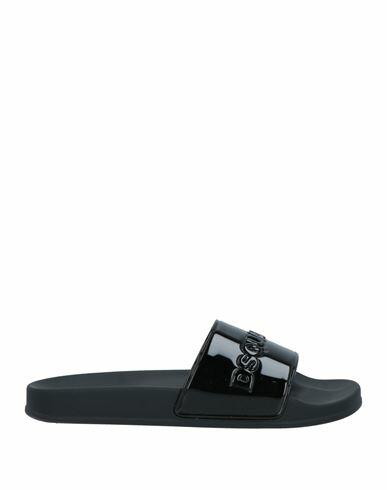 Dsquared2 Man Sandals Black Rubber Cover