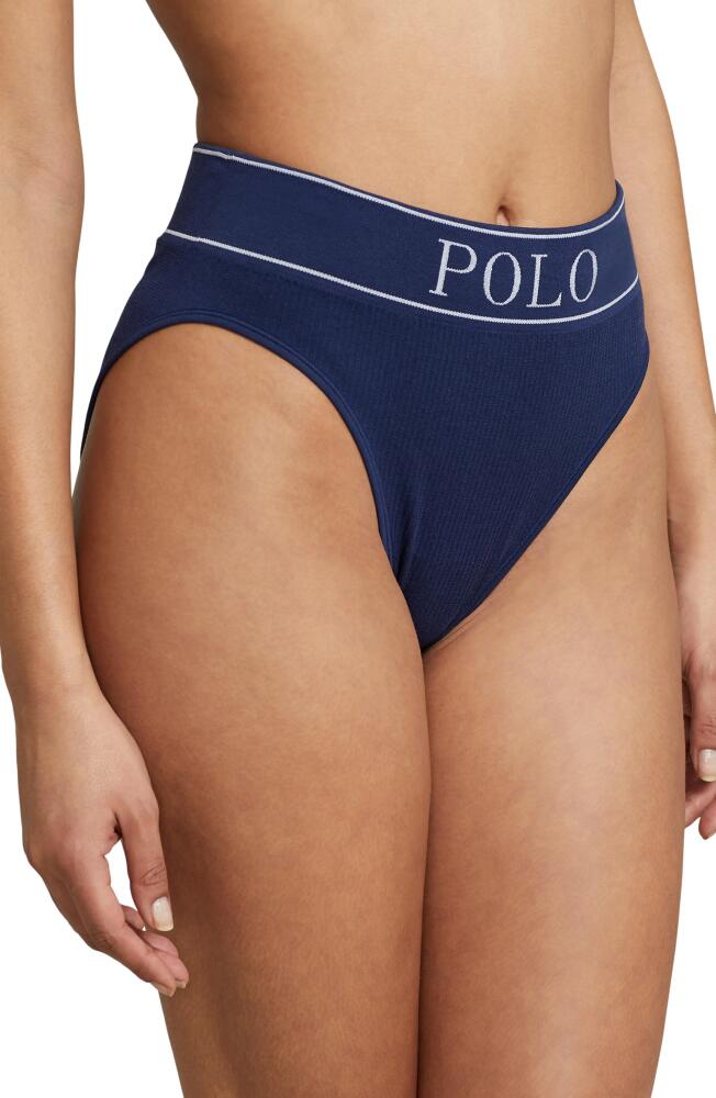 Polo Ralph Lauren High Waist Briefs in Navy Cover