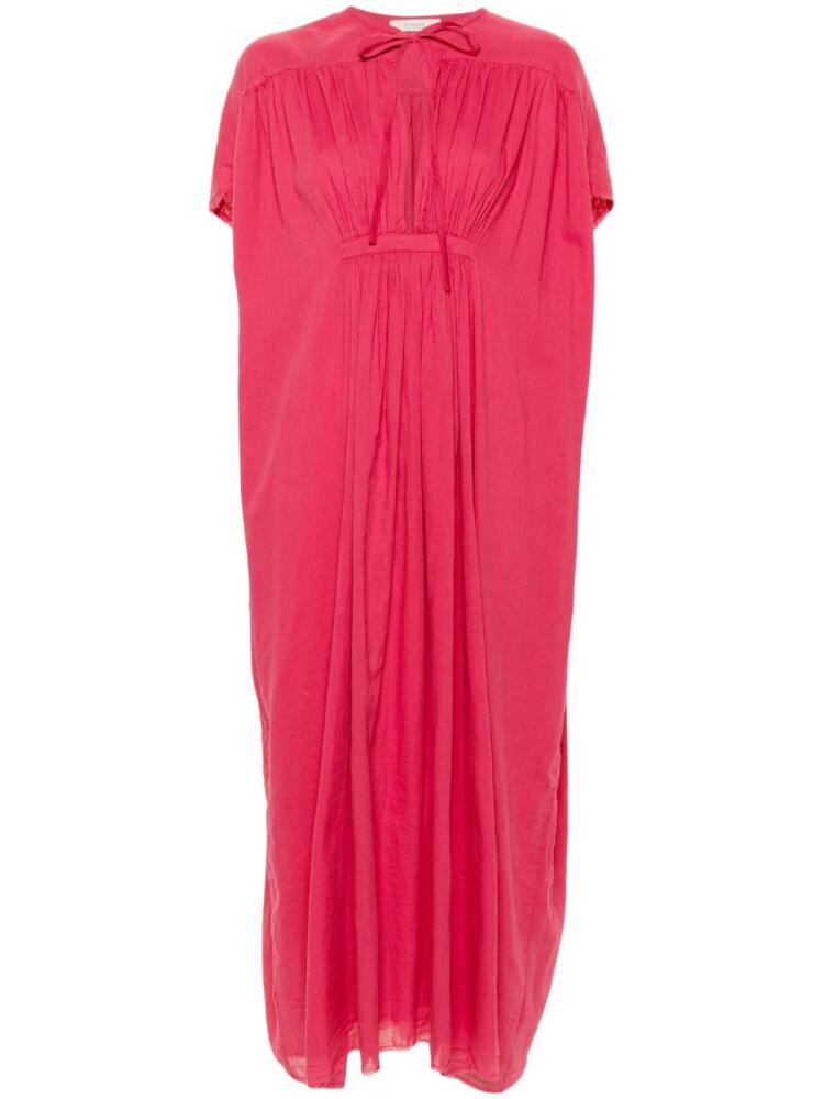 Kristensen Du Nord cotton voile maxi dress - Pink Cover