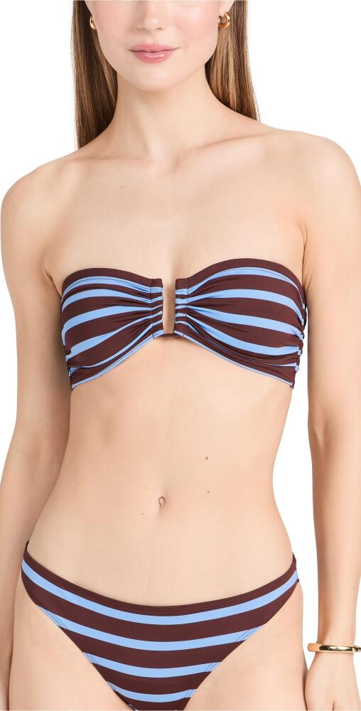 A. L.C. Ella Bikini Top Vista Blue Fudge Cover