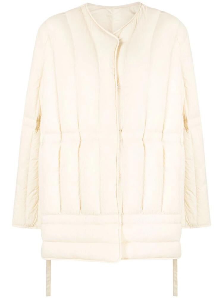 JNBY collarless padded jacket - White Cover