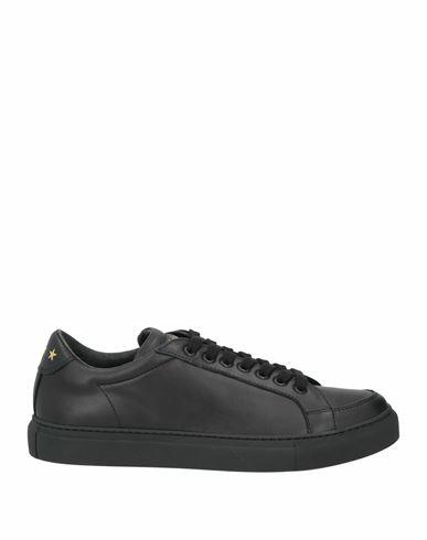 Pantofola D'oro Man Sneakers Black Leather Cover