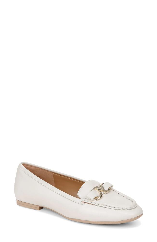 Naturalizer Layla Loafer in Warm White/Beige Leather Cover