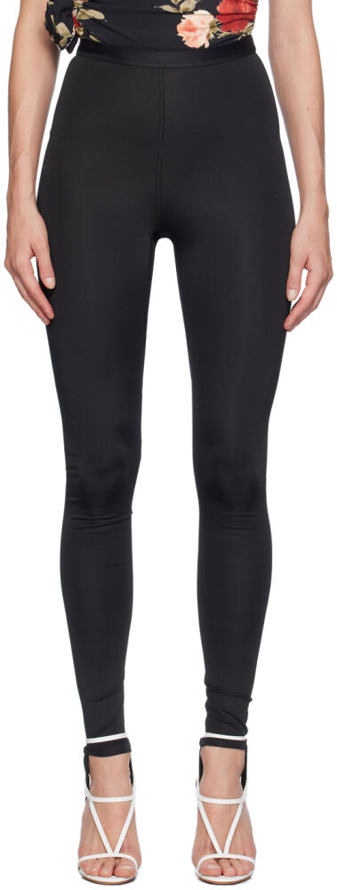 Magda Butrym Black Stirrup Leggings Cover