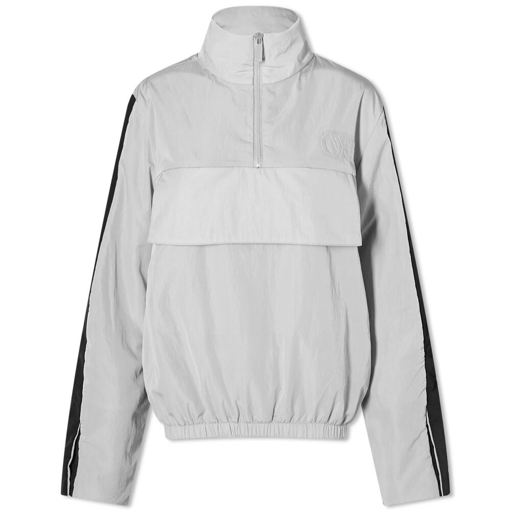 Off-White Women's Crispy NY Track Jacket in Grey Cover