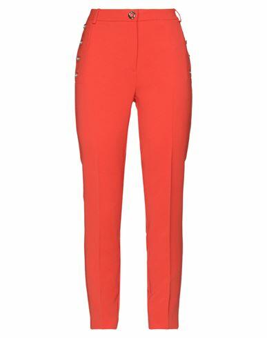 Cristinaeffe Woman Pants Orange Polyester, Viscose, Elastane Cover