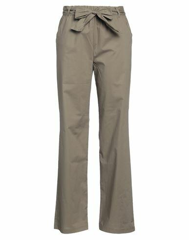 Bellwood Woman Pants Military green Cotton Cover