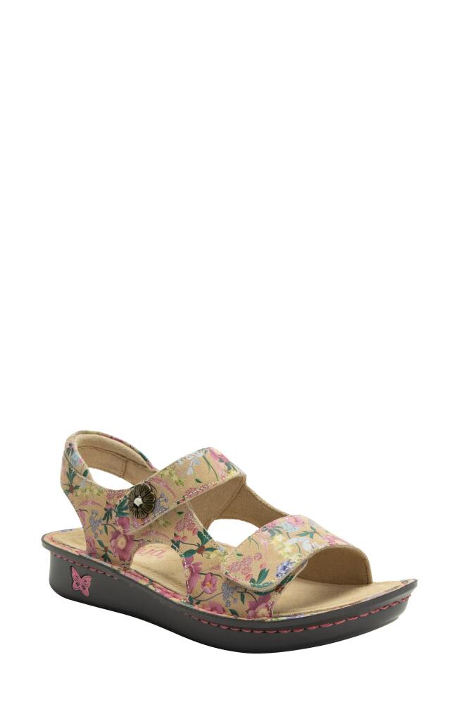 Alegria by PG Lite Vallie Wedge Sandal in A Fine Romance Cover