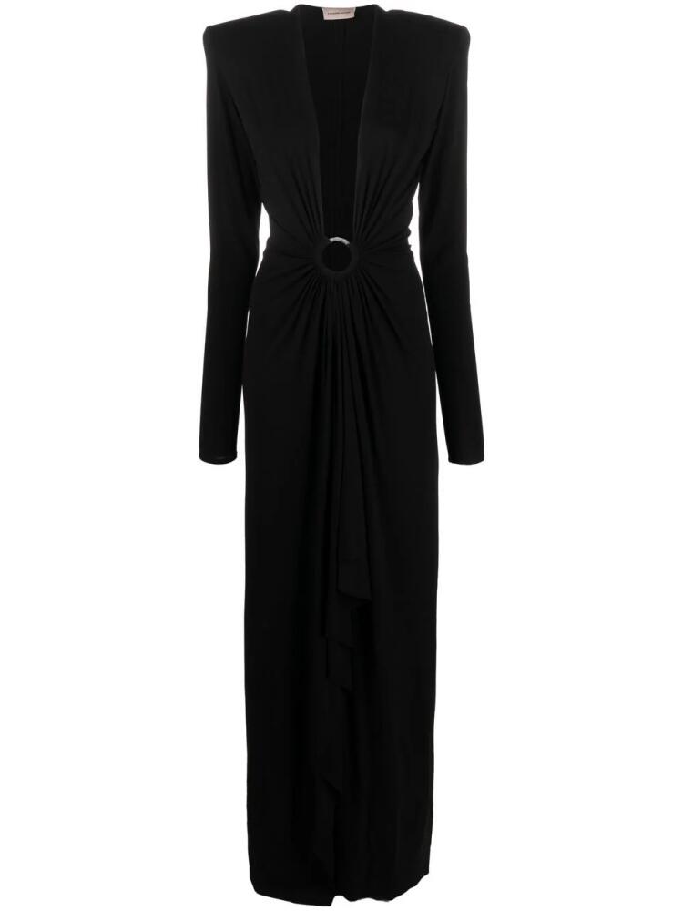 Alexandre Vauthier plunge-neck gown - Black Cover