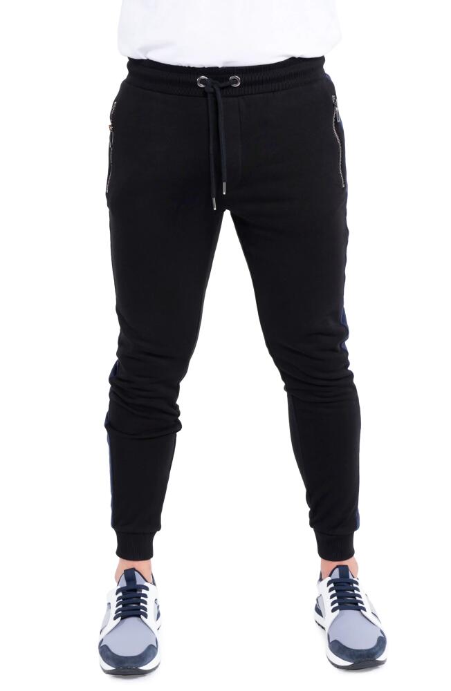 Maceoo Blueside Black Joggers Cover