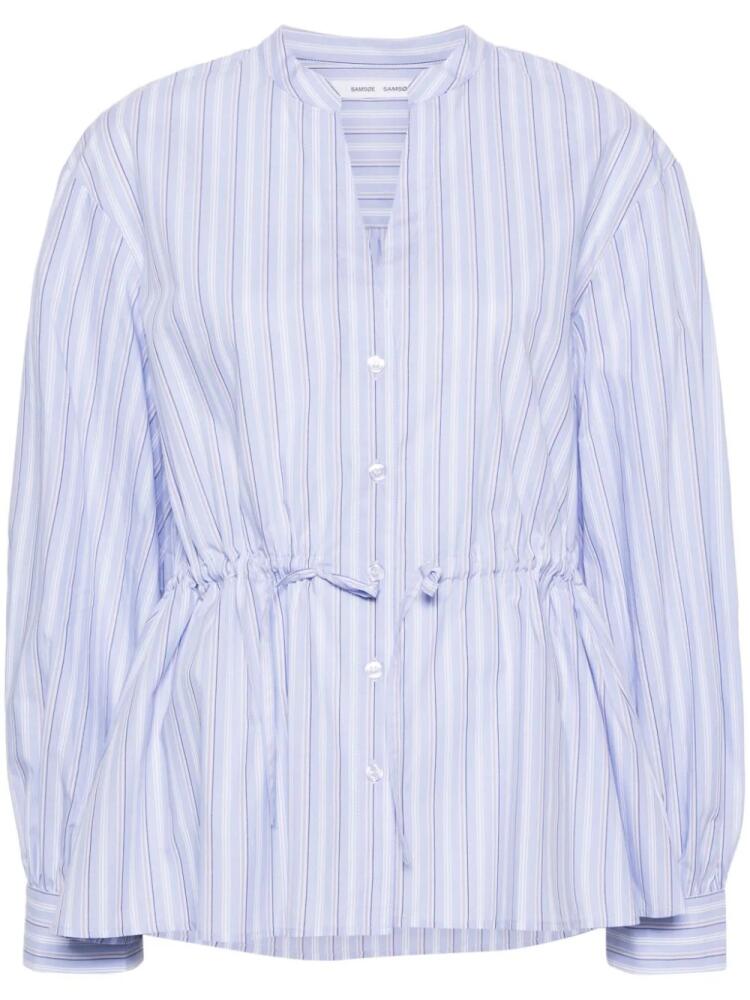 SAMSOE SAMSOE Saamelie striped blouse - Blue Cover