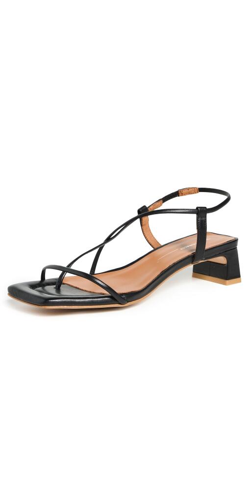 Intentionally Blank Anca Sandal Heels Black Cover