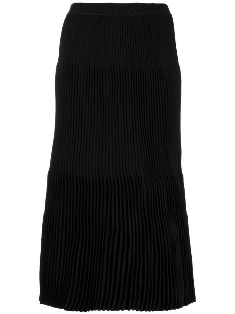 JNBY ribbed-knit mid-length skirt - Black Cover