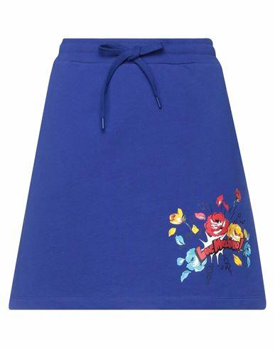 Love Moschino Woman Mini skirt Purple Cotton Cover