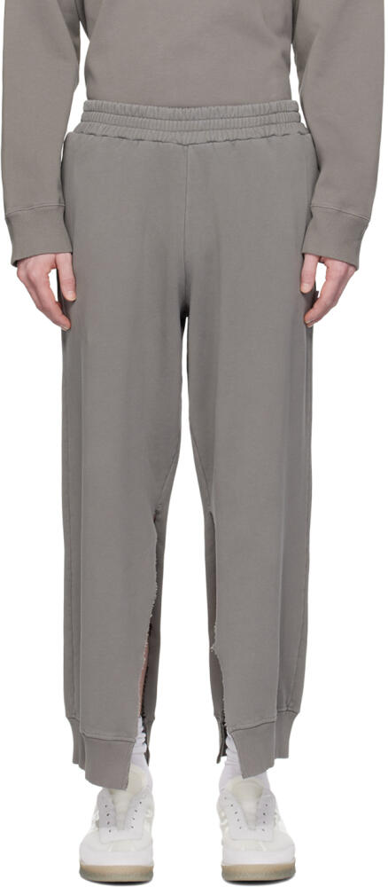 MM6 Maison Margiela Taupe Elasticized Sweatpants Cover