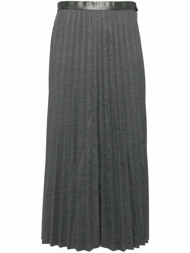 JNBY A-type pleated skirt - Grey Cover