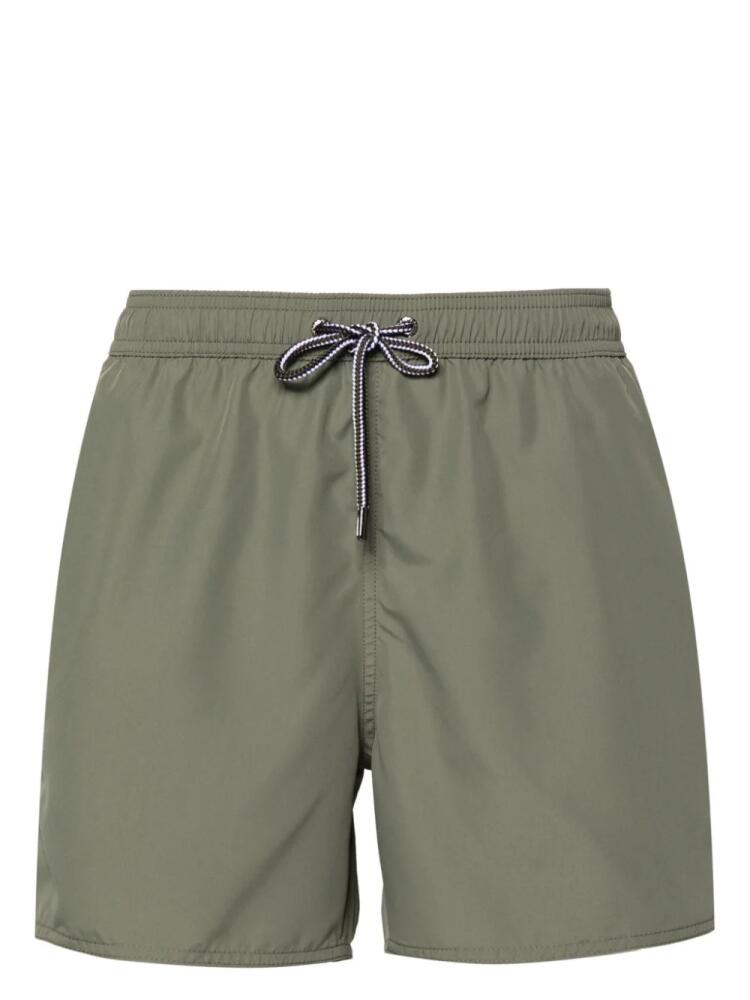 Emporio Armani logo-tape swim shorts - Green Cover