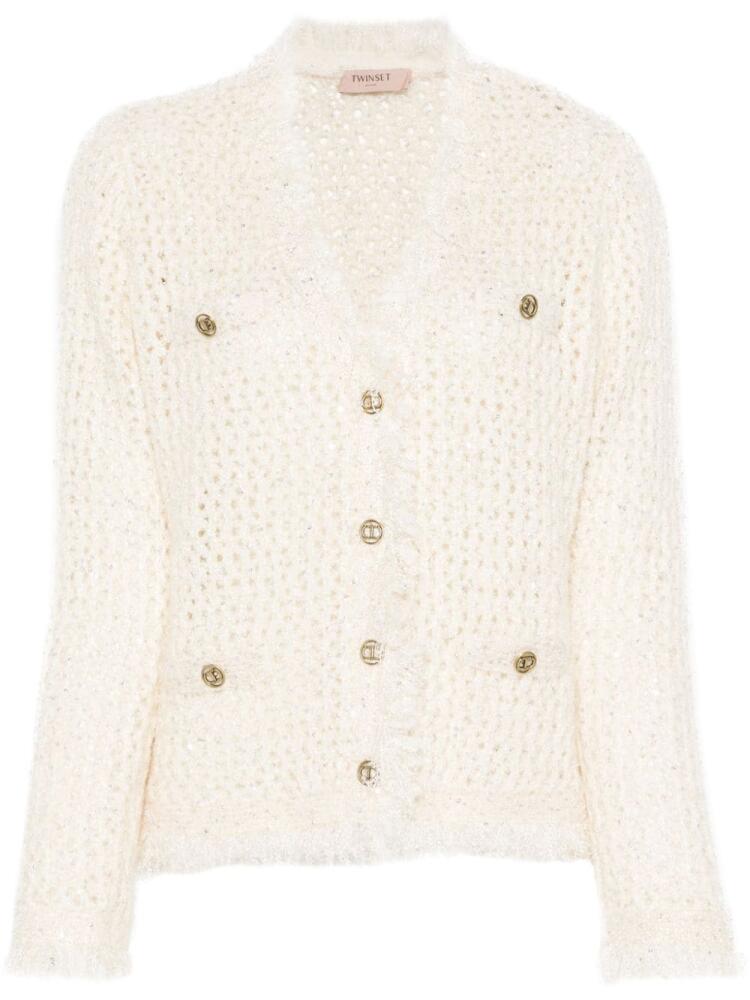 TWINSET sequin-embellished cardigan - Neutrals Cover