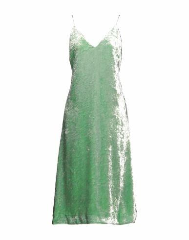 Jil Sander Woman Midi dress Light green Viscose, Polyester Cover