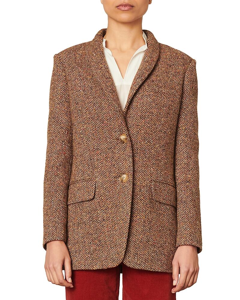 Vanessa Bruno Bradley Herringbone Blazer Cover