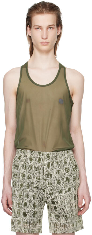 Olly Shinder Green Racerback Tank Top Cover