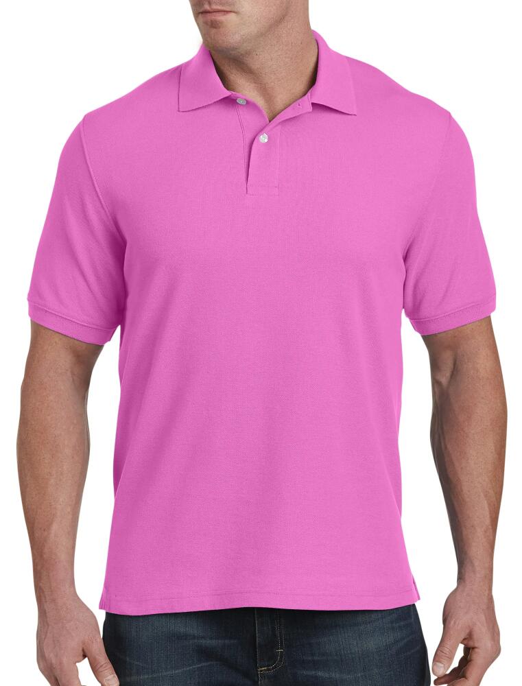 Harbor Bay by DXL Piqué Polo Shirt in Fuchsia Fedora Cover